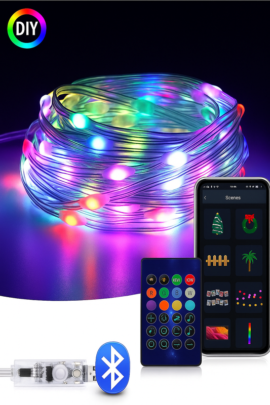 Inteligentne Lampki Choinkowe