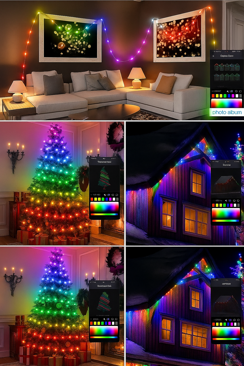 Inteligentne Lampki Choinkowe