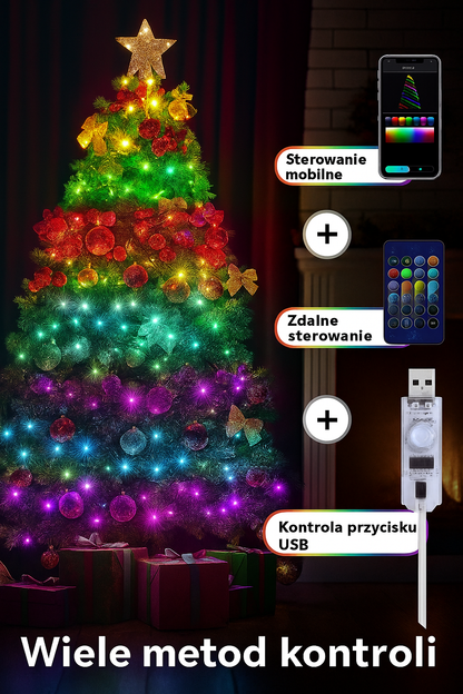 Inteligentne Lampki Choinkowe