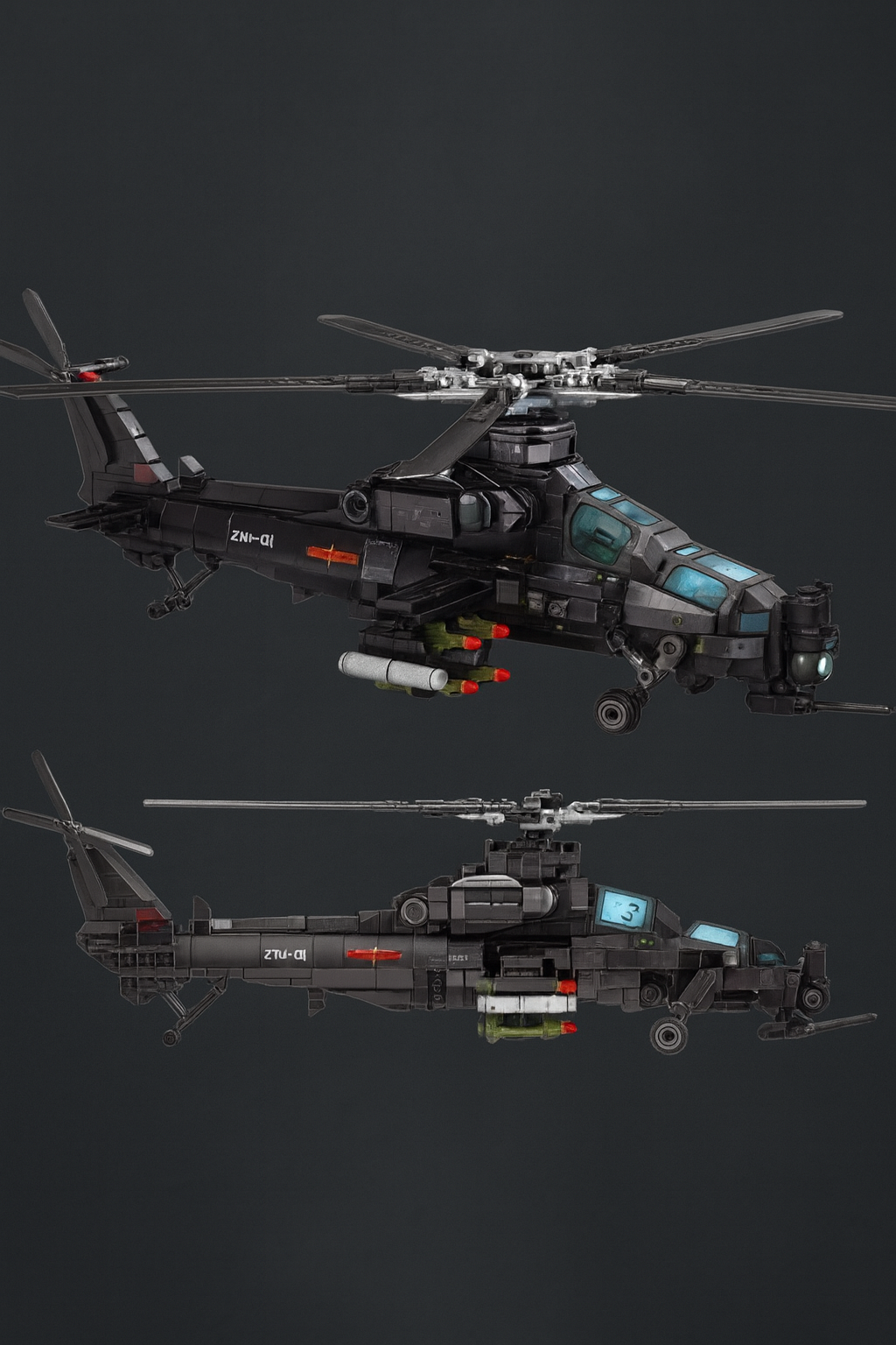 Helikopter - Zestaw 732 Klocków